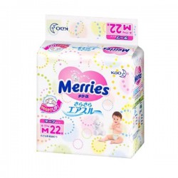 Подгузники, Merries (Меррис) 6-11 кг р. m 22 шт