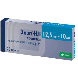 Энап-НЛ табл. 12.5 мг+10 мг 20 шт.