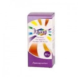 Элькар р-р д/приема внутрь 300 мг/мл 50 мл 1 шт.