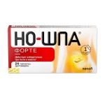 Но-шпа форте, таблетки 80 мг 24 шт